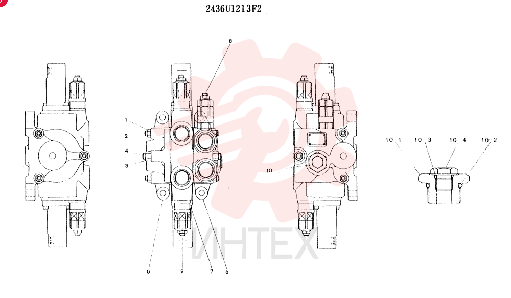 CONTROL VALVE 2436U1213F2