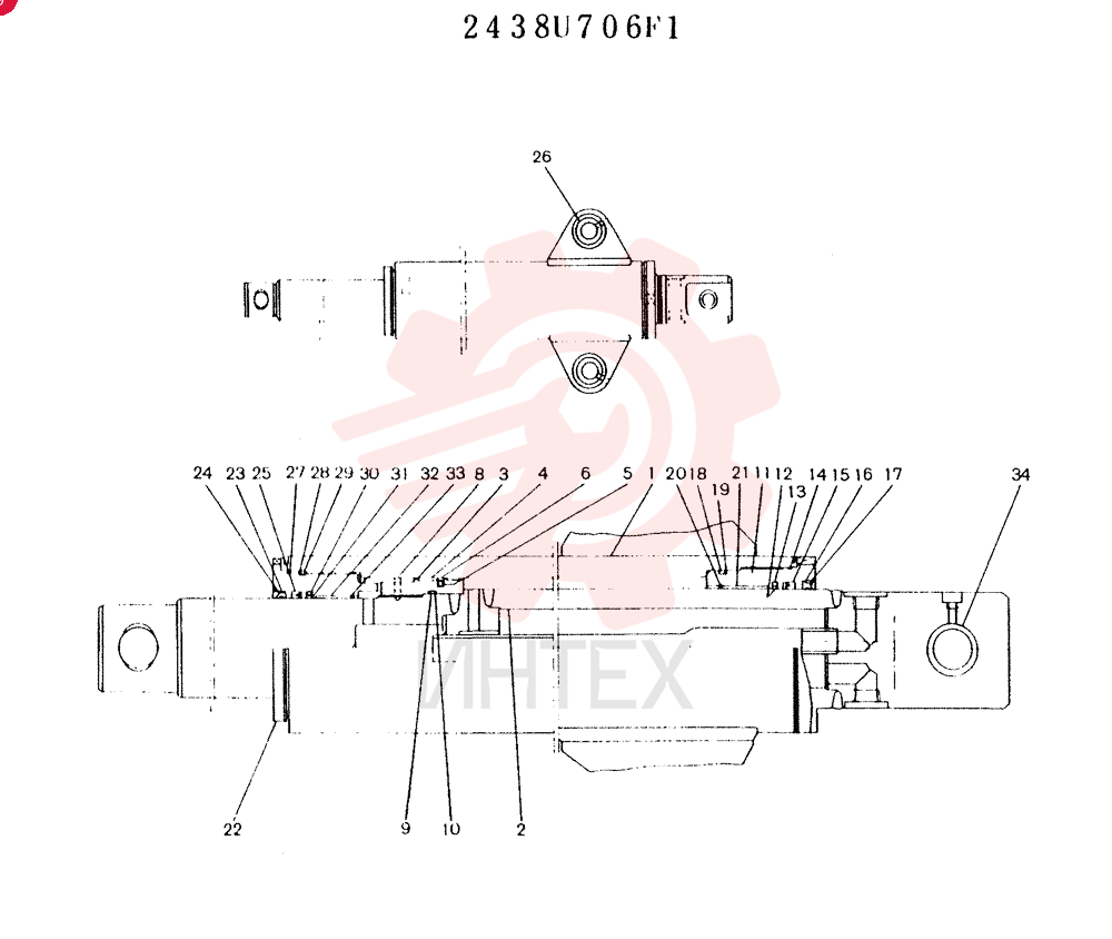 CYLINDER ASSY 2438U706F1