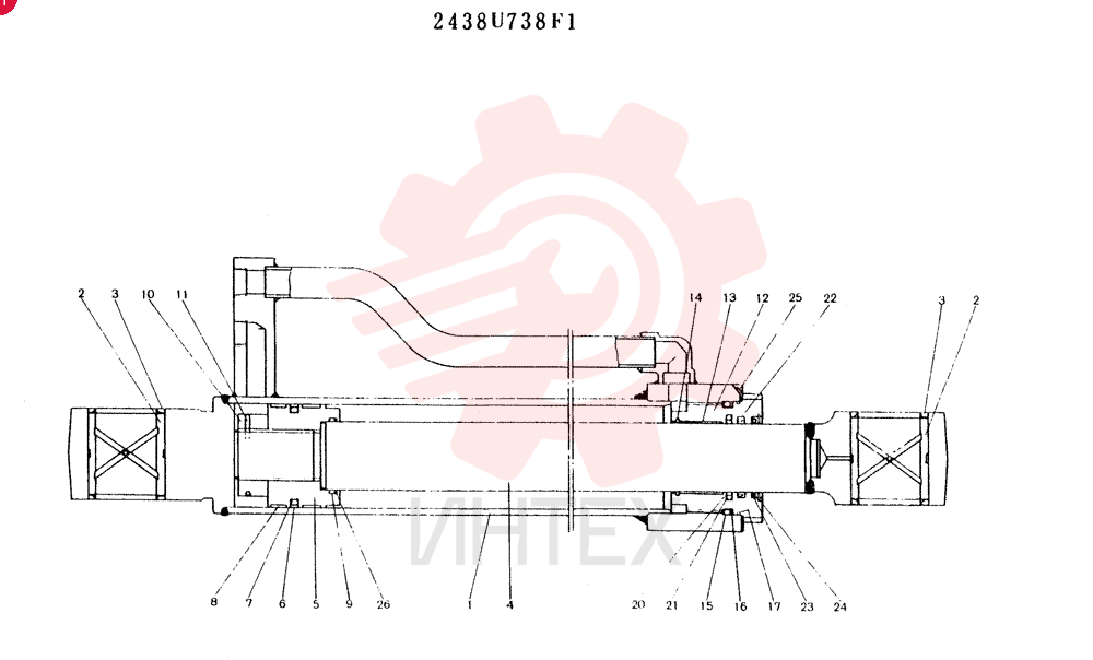 CYLINDER 2438U738F1