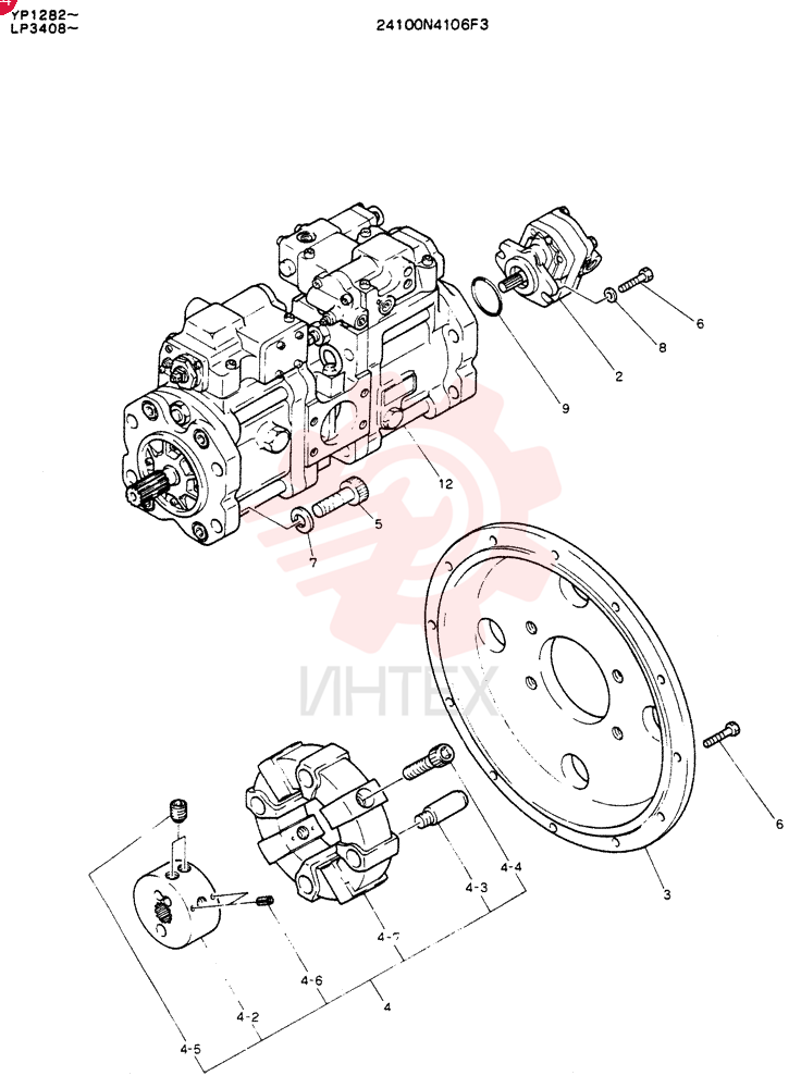 PUMP ASSY,CONNECT 24100N4106F3