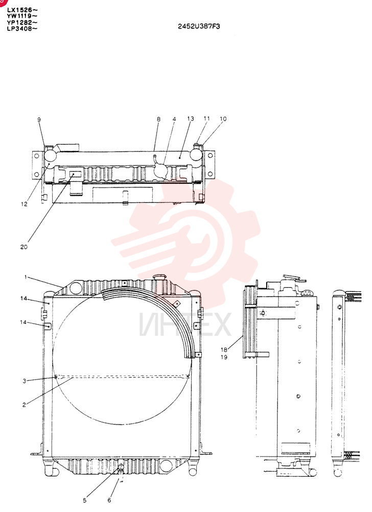 RADIATOR 2452U387F3