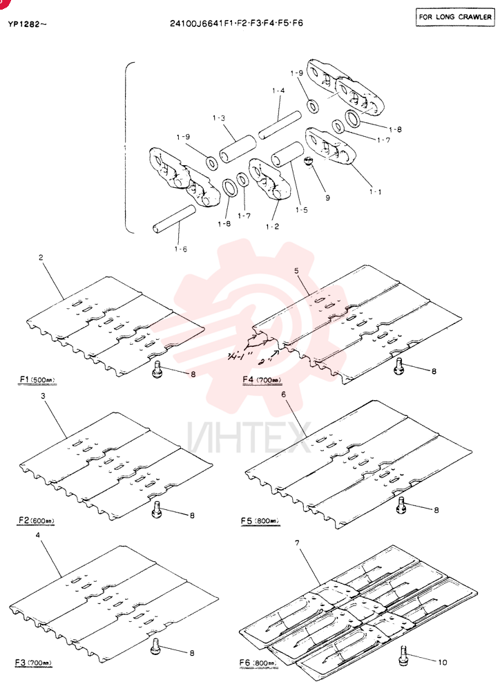 Схема (K905LC) - EXCAVATOR ASN YP1282 (1/85-12/03) 24100J6641F1