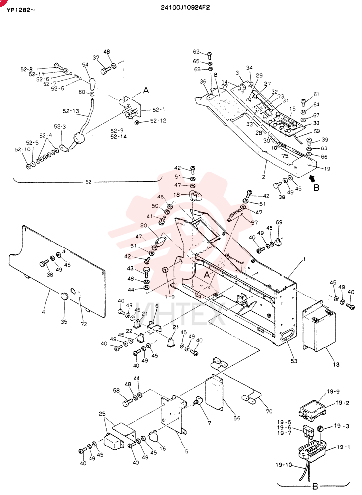 Схема (K905LC) - EXCAVATOR ASN YP1282 (1/85-12/03) 24100J10924F2