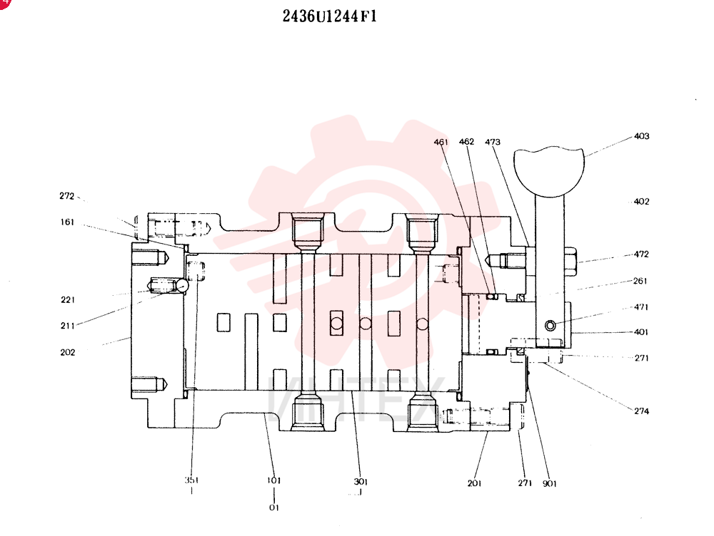 VALVE 2436U1244F1