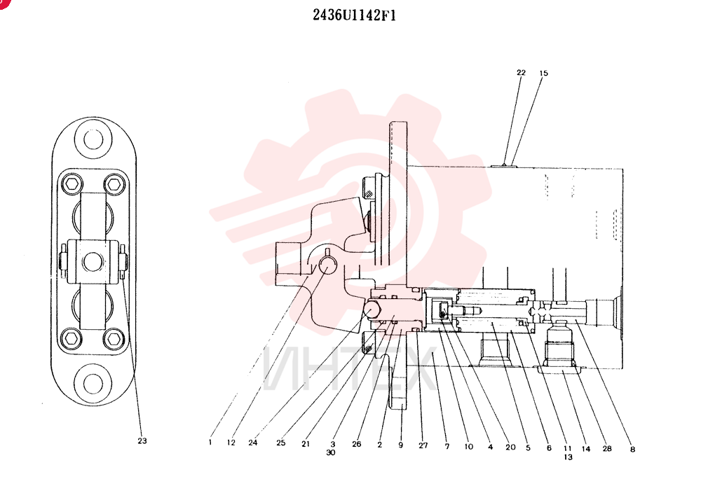 VALVE ASSY,PILOT ,CONSISTS OF FOLLOWING PARTS 1-28