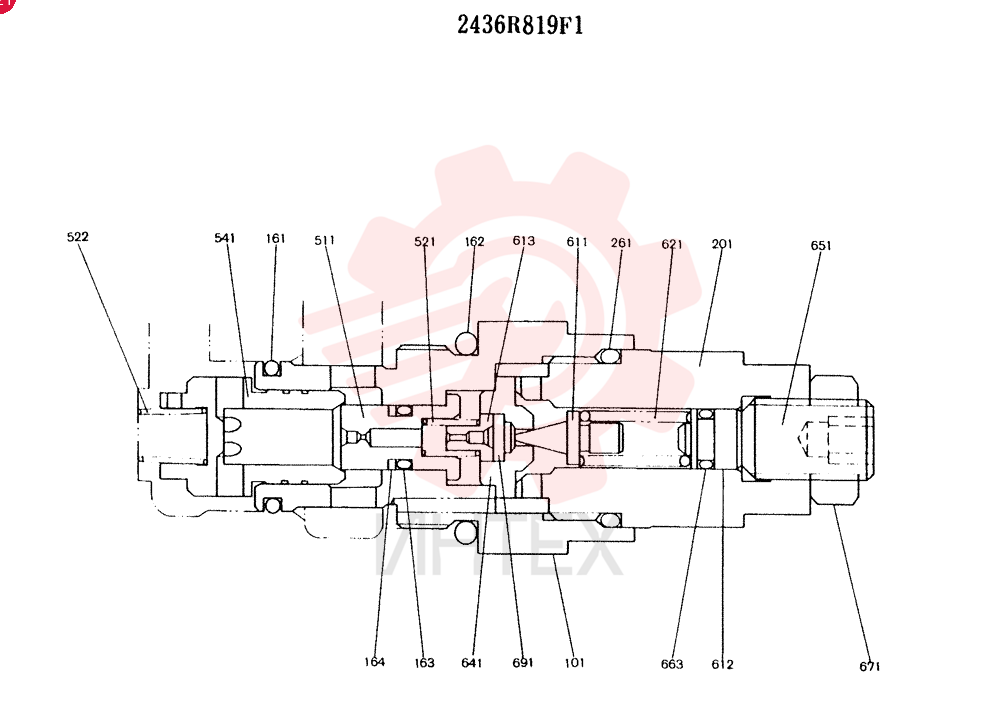 VALVE PRESSURE RELIE 2436R819F1 (1)
