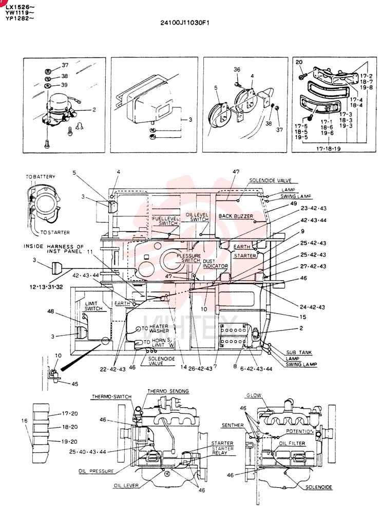 WIRING ASSY, ELEC 24100J11030F1