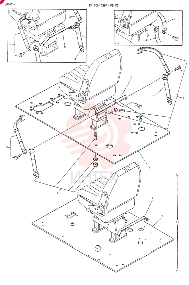 BELT, Serial Range: LP0601-LP0168