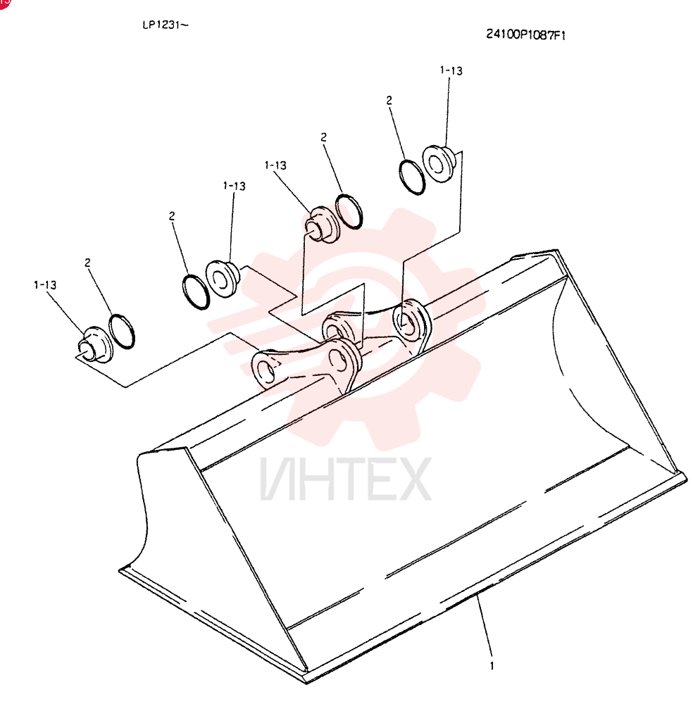 BUCKET ASSY 24100P1087F1