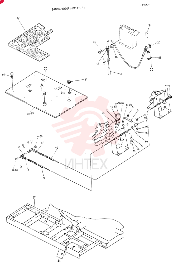 CONTROL ASSY, Serial Range: LP1129-1230 24100J5090F1 (1)