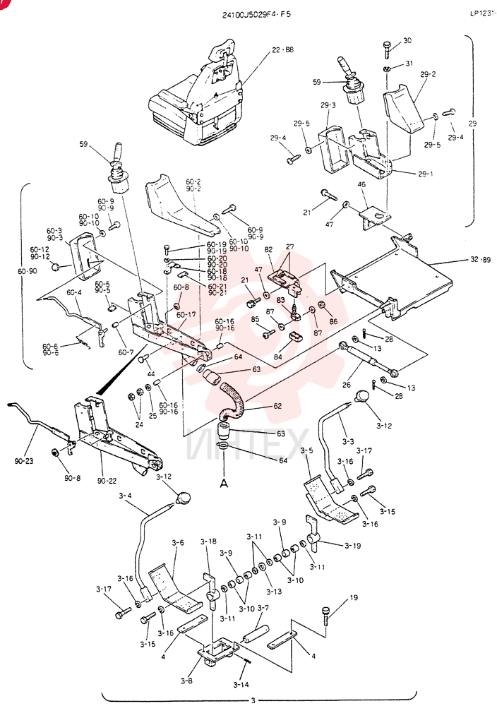 CONTROL ASSY  YP0115-0116, Serial Range: -LP1231-1411 24100J5029F4 (2)