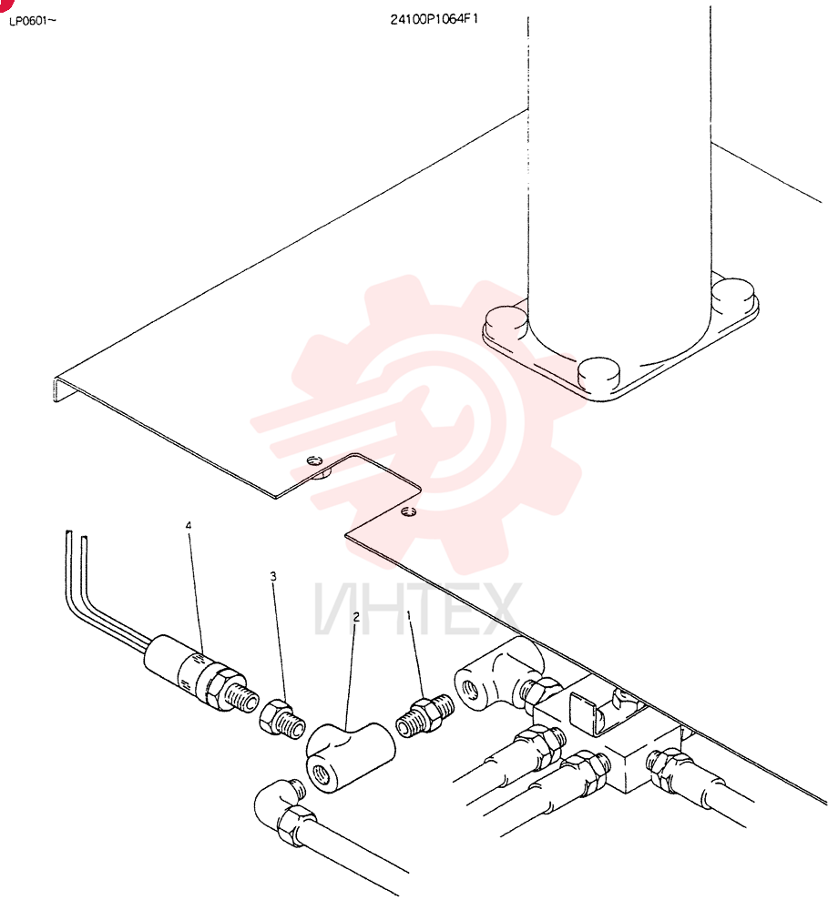 DETECTOR/ PRESSURE 24100P1064F1