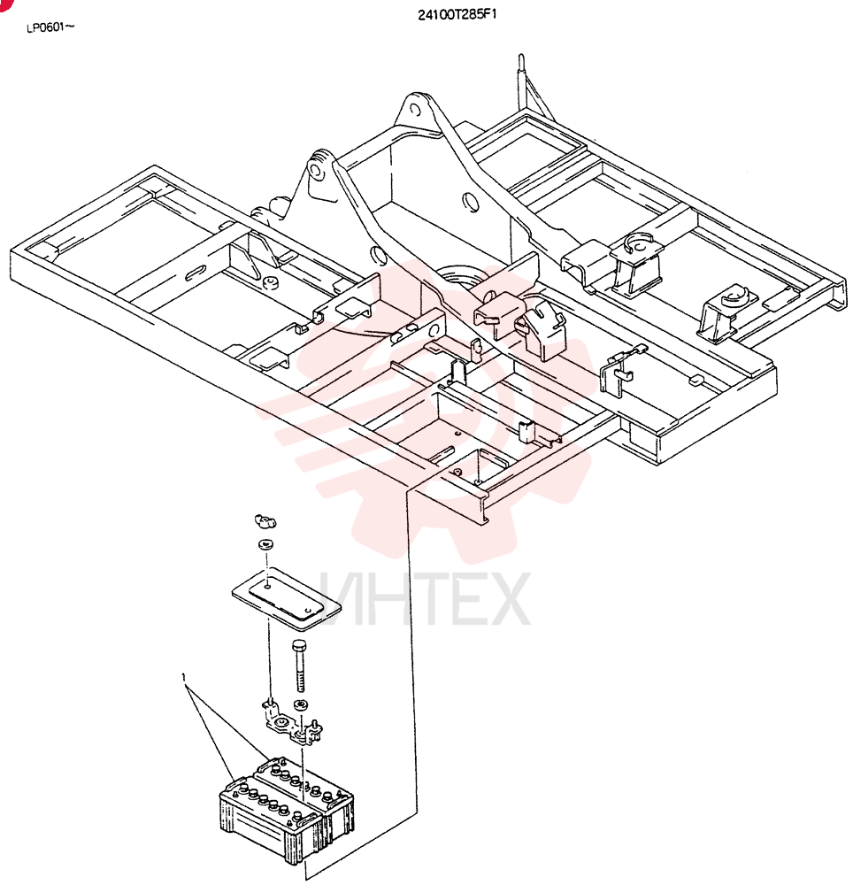 FRAME,UPP 24100T285F1