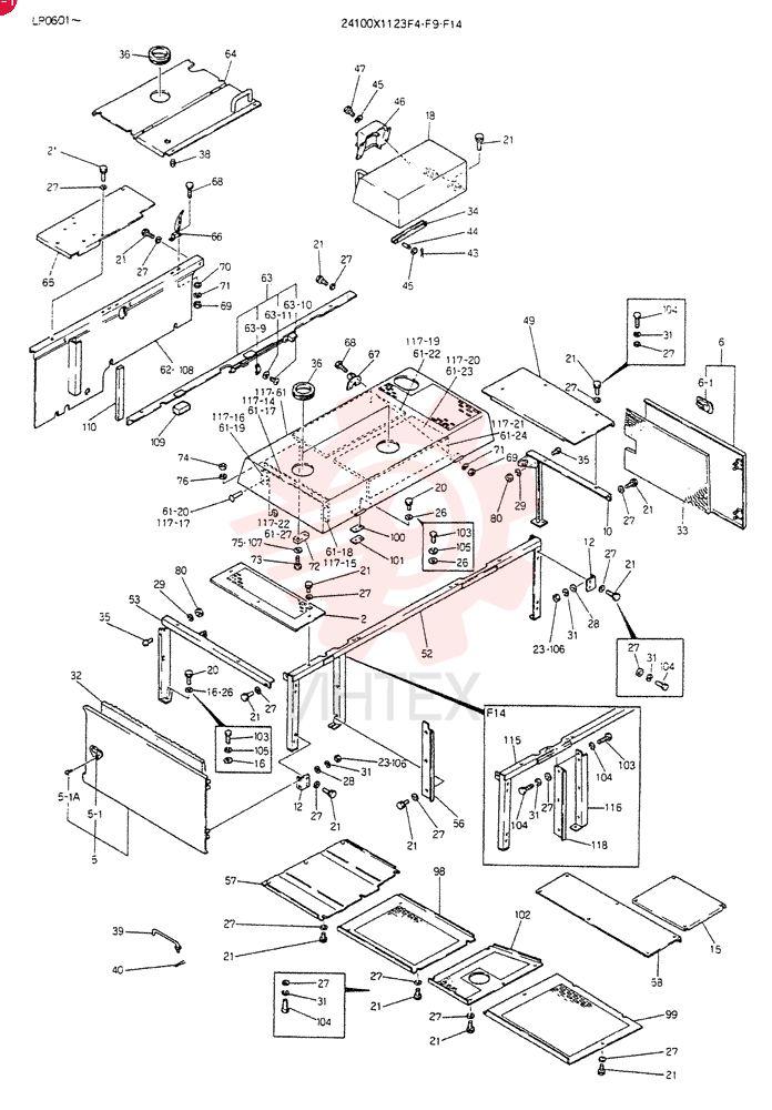 GUASD ASSY, Serial Range: LP0601-LP1068