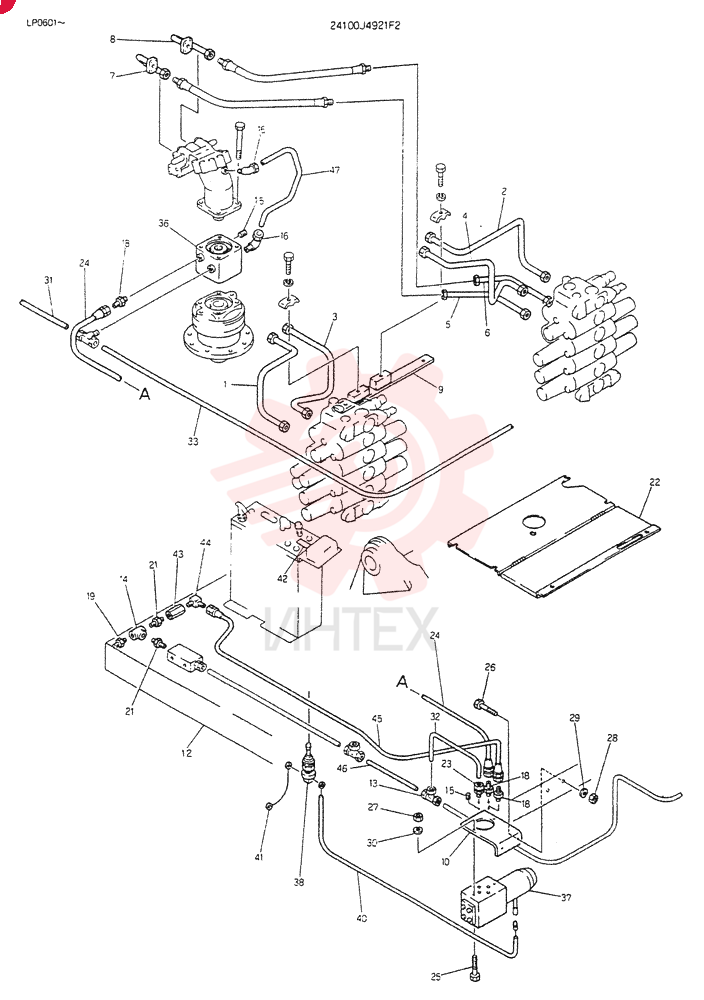 HYDR LINES,BRAKE 24100J4921F2