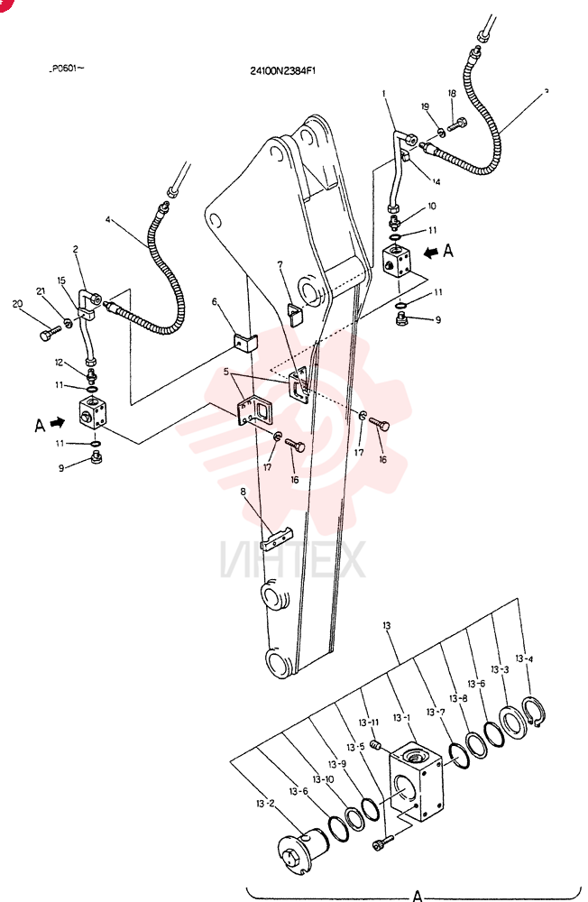 INSTAL, HYDR LINES 24100N2384F1 (2)