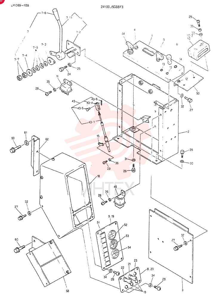 PANEL ASSY, INST 24100J5088F3