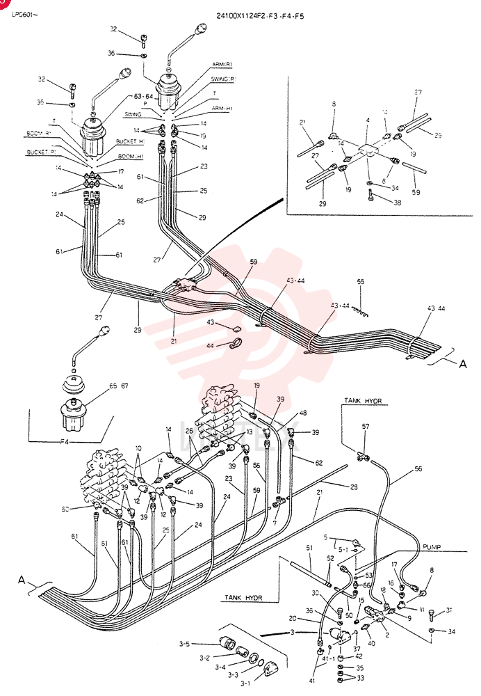 RMOTE-CONTROL ASSY, Serial Range: LP0601-858