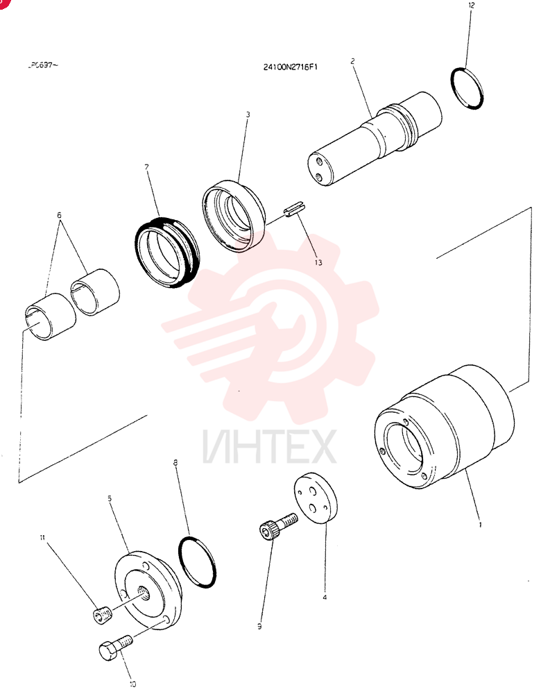 TRACK ROLLER 24100N2716F1