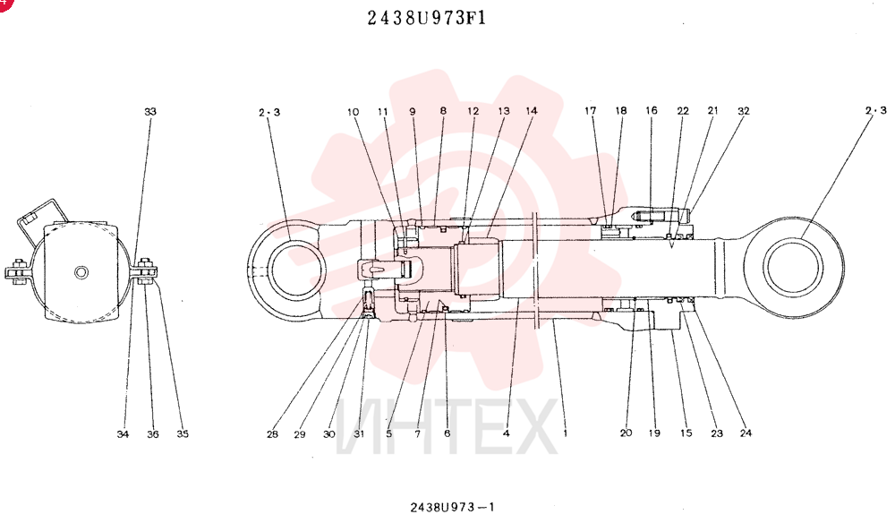 CYLINDER 2438U973F1