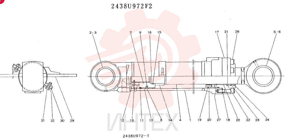 CYLINDER 2438U972F2