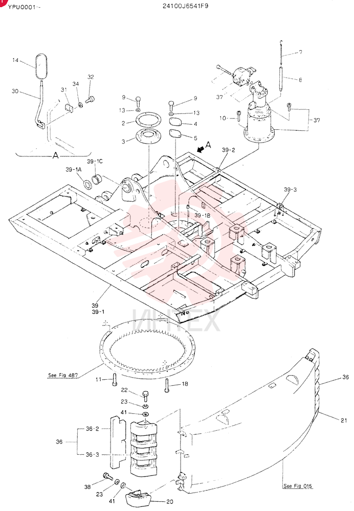 FRAME ASSY, UPP 24100J6541F9