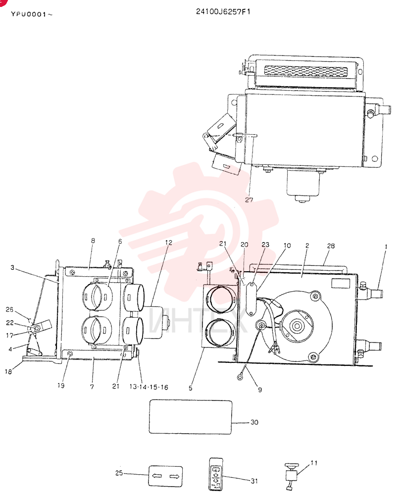 HEATER 24100J6257F1