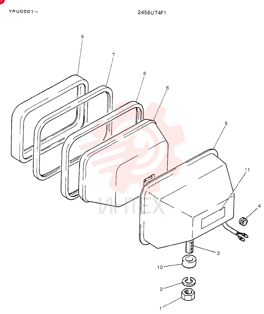 LIGHT ASSY. 2456U74F1