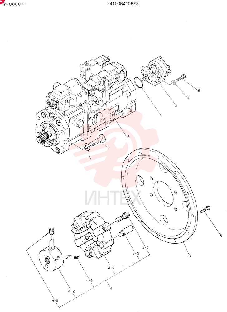 PUMP ASSY, CONNECT 24100N4106F3
