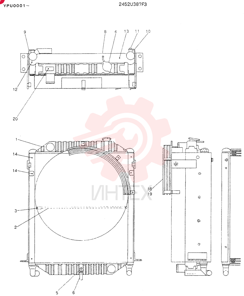 RADIATOR 2452U387F3