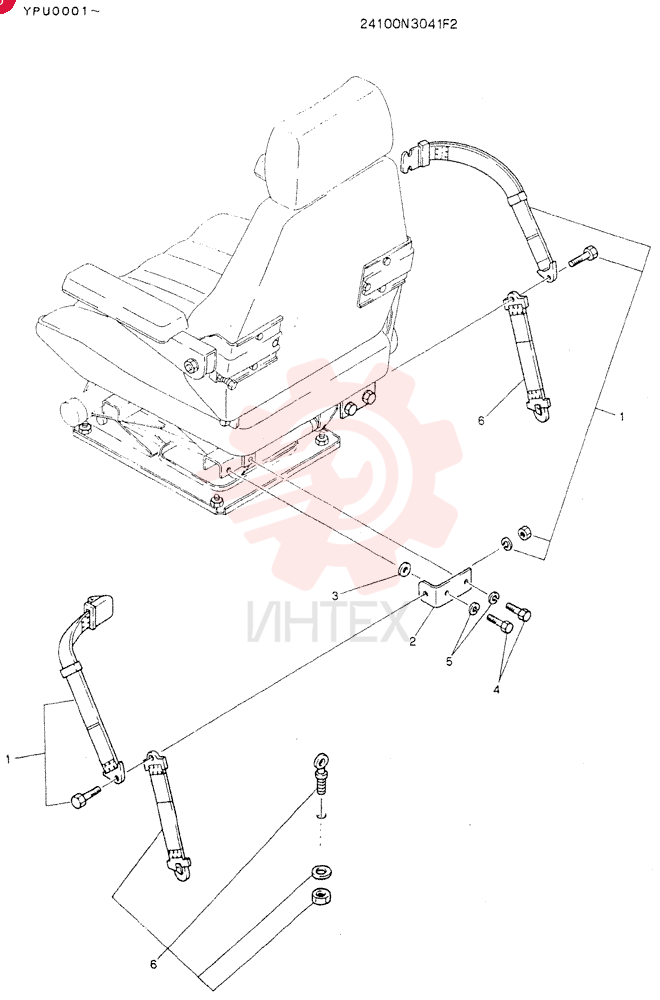 SEAT BELT 24100N3041F2