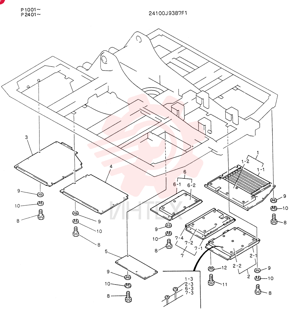 COVER ASSY, UNDER 24100J9387F1