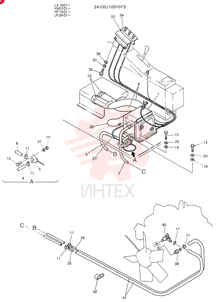HEATER & DEFROSTER 24100J10010F3