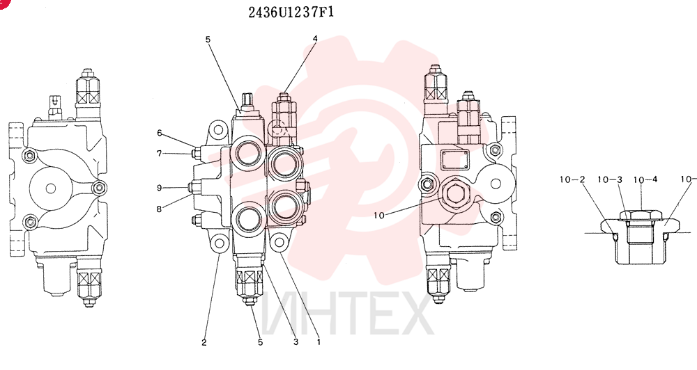HYDRAULIC VALVE 2436U1237F1