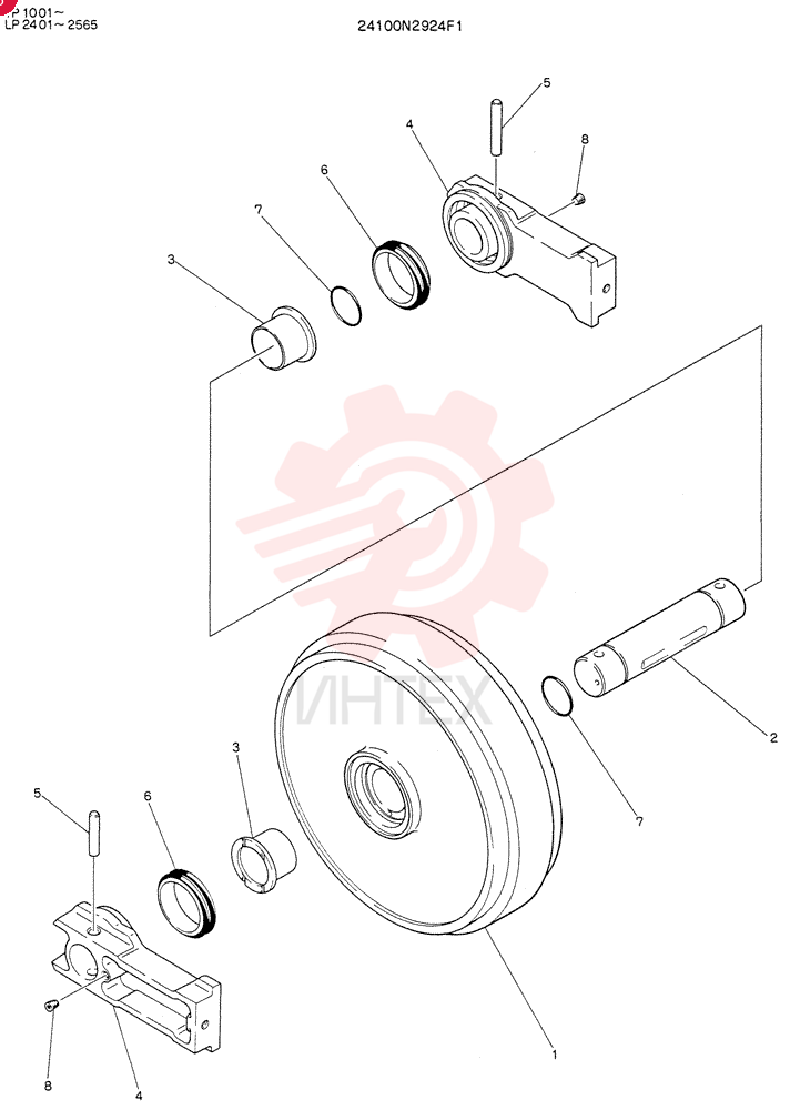 IDLER WHEEL 24100N2924F1