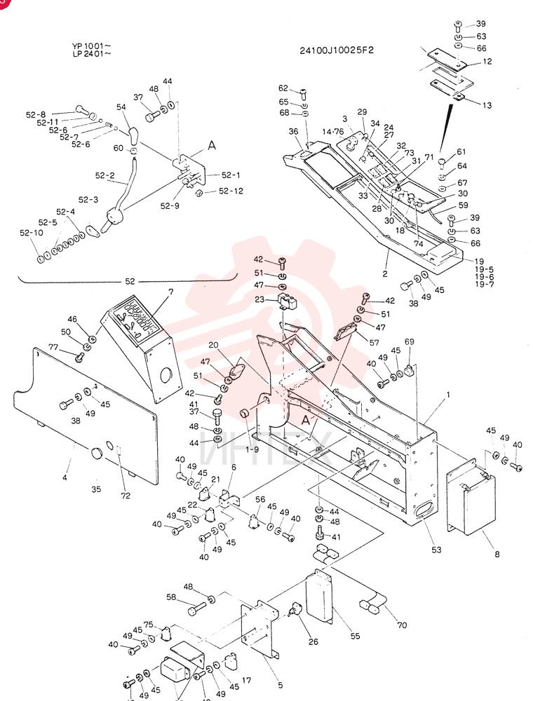 PANEL ASSY, INST 24100J10025F2