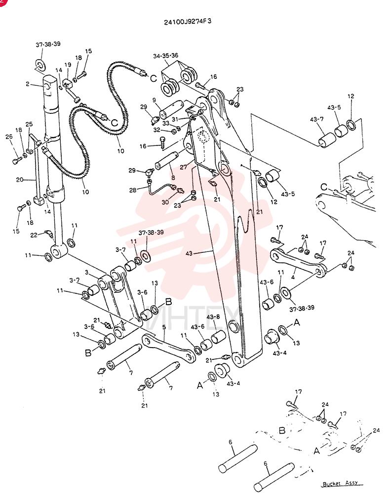 ARM ASSY, 2.1M