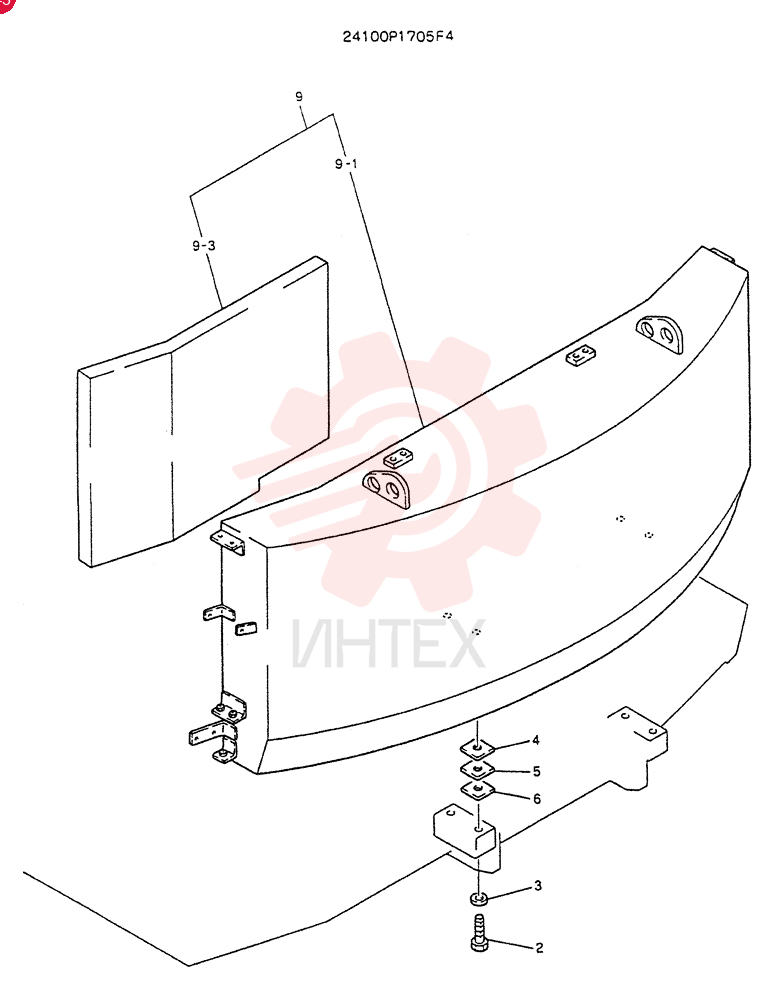 COUNTER-WEIGHT ASSY 24100P1705F4