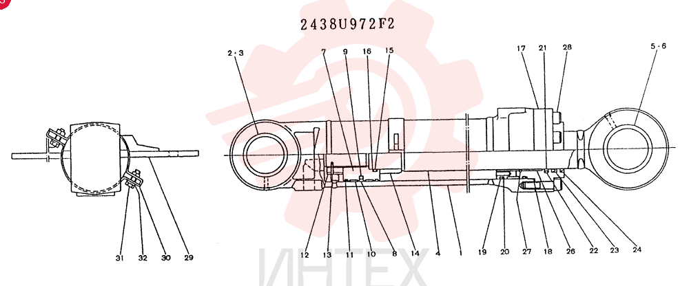 CYLINDER 2438U972F2