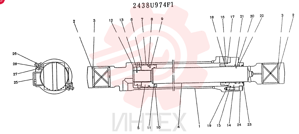 HYDRAULIC PUMP 2441U291F2