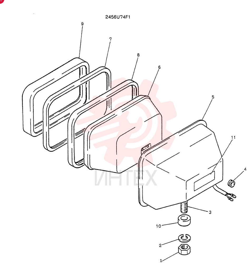 LIGHT ASSY. 2456U74F1