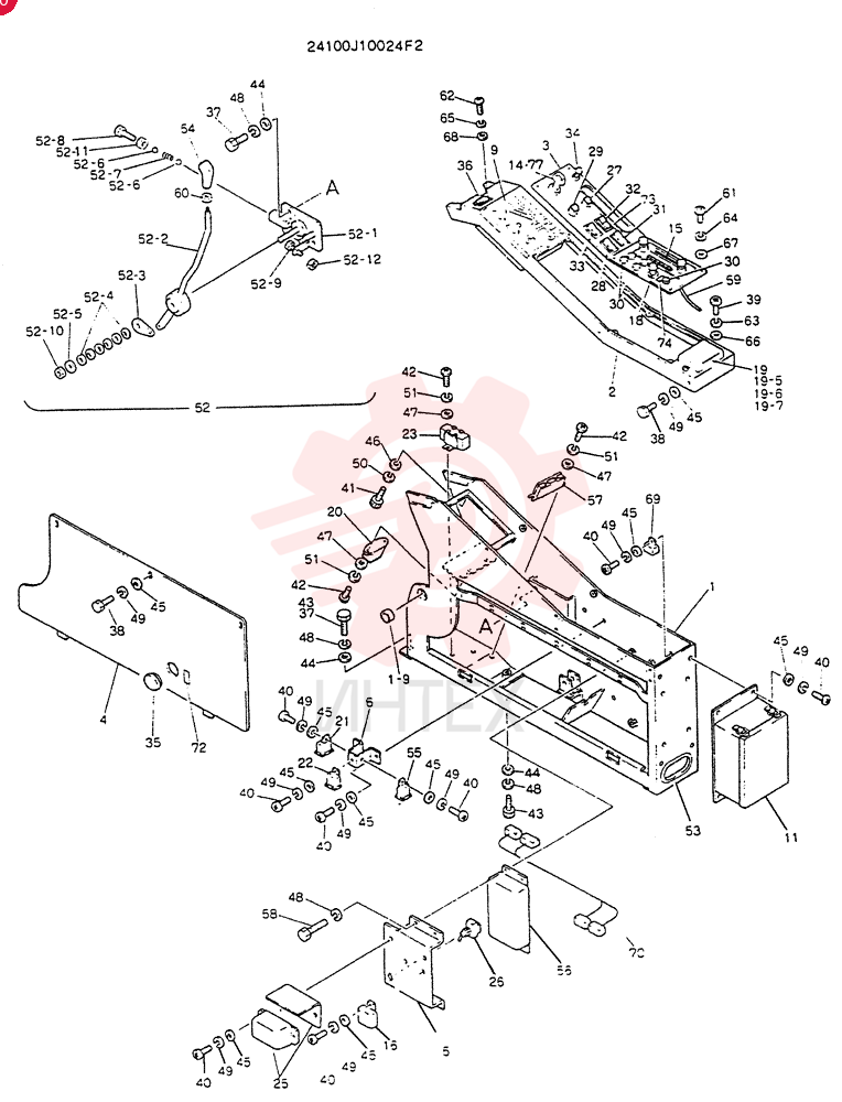 PANEL ASSY , INST 24100J10024F2