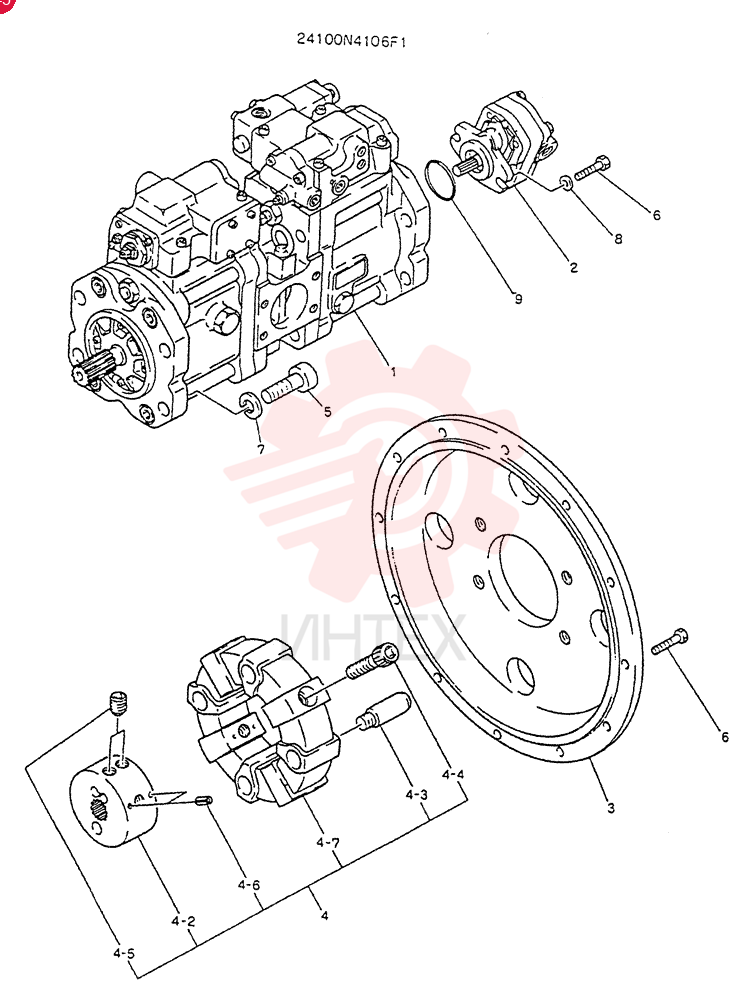 PUMP ASSY, CONNECT 24100N4106F1