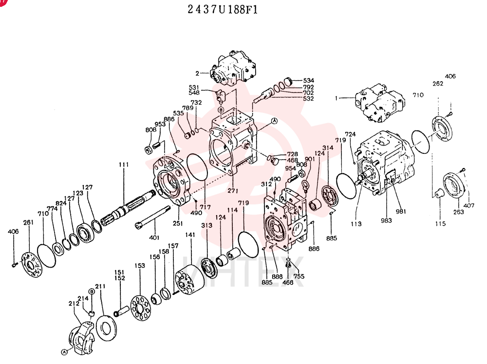 PUMP 2437U188F1
