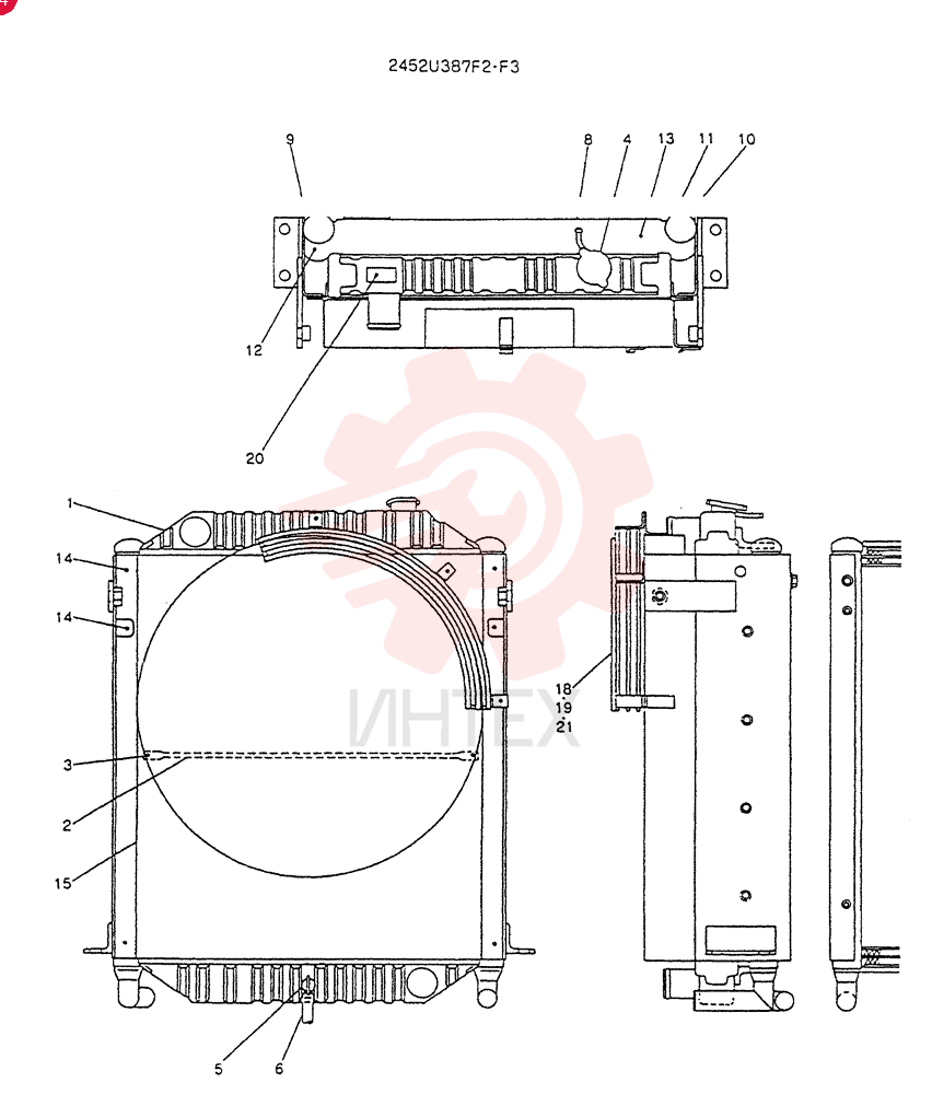 RADIATOR ASSY 2452U387F2
