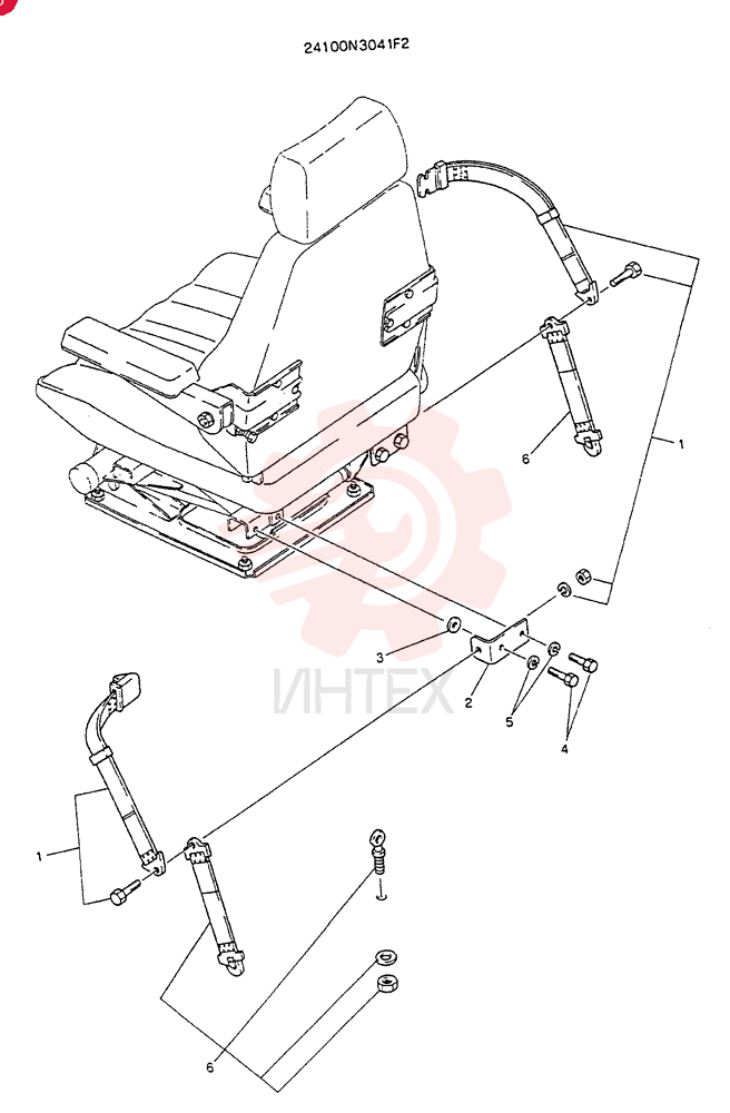 SEAT BELT 24100N3041F2