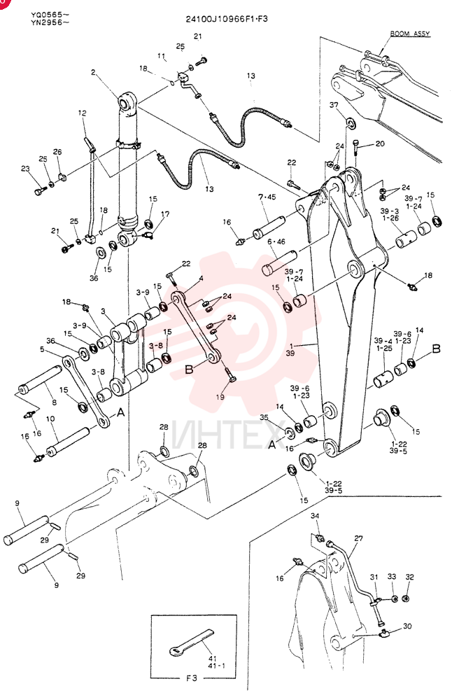 ARM ASSY 24100J10966F3