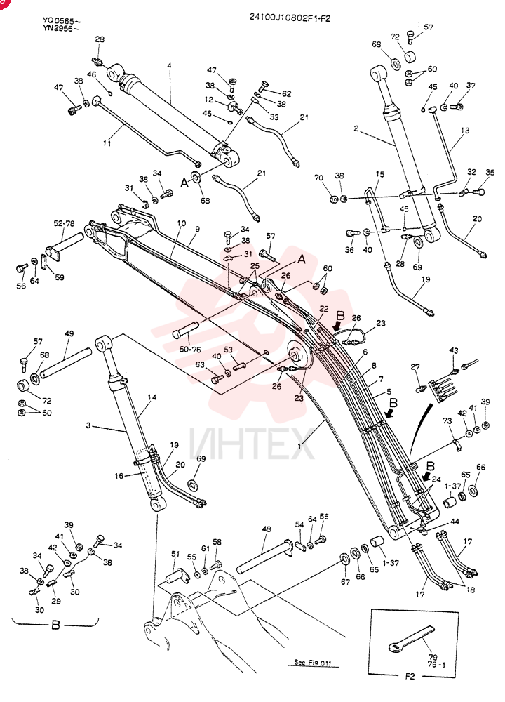 BOOM ASSY, 5.6M 24100J10802F2