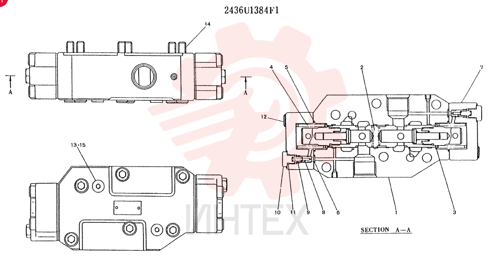 BRAKE VALVE 2436U1384F1