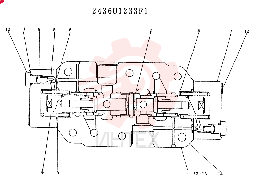BRAKE VALVE 2436U1233F1